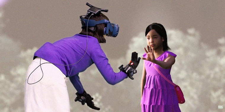 встреча с умершей девочкой в VR