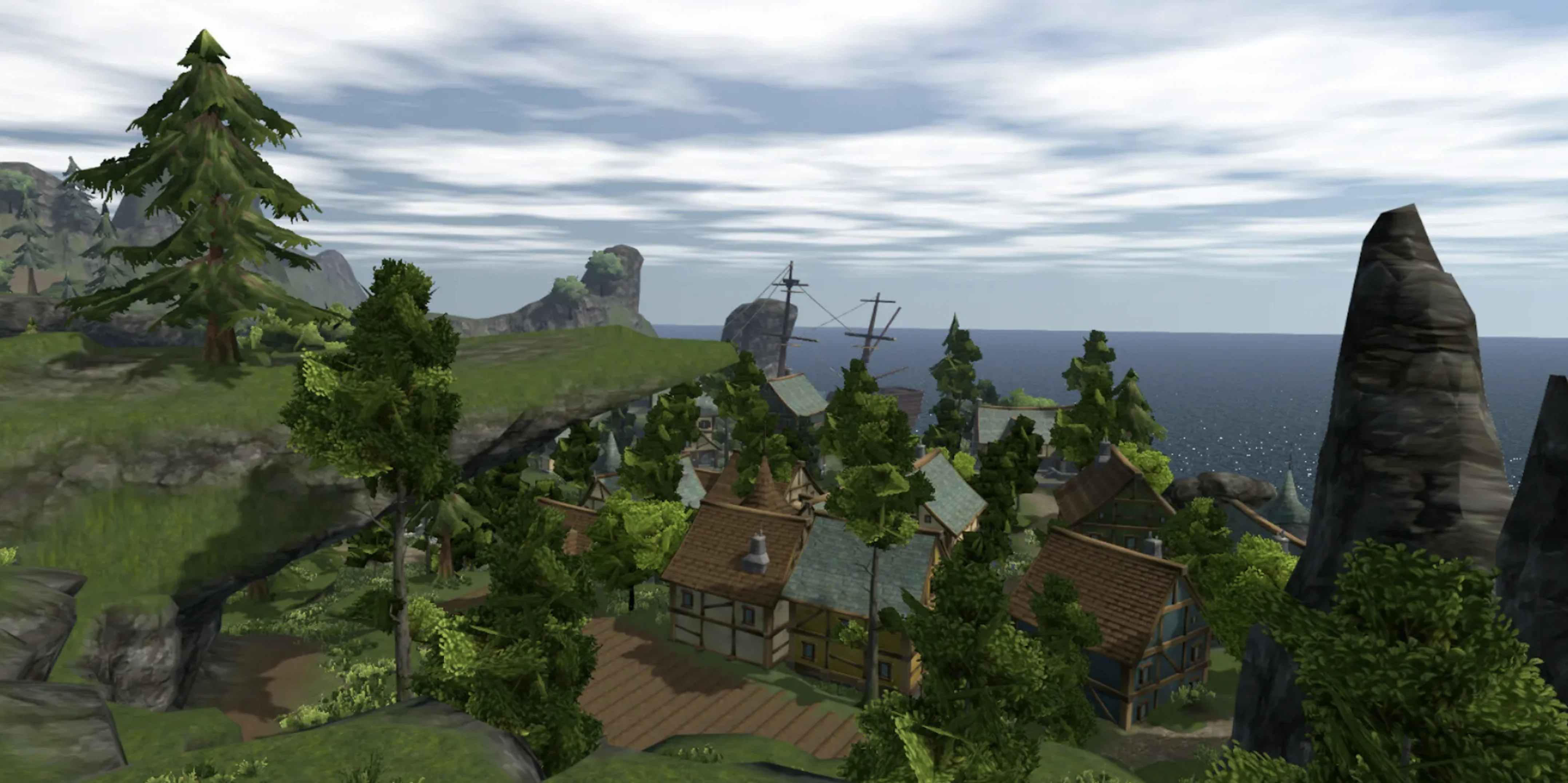 Геймплей в VR MMORPG Ilysia в виртуальной реальности.