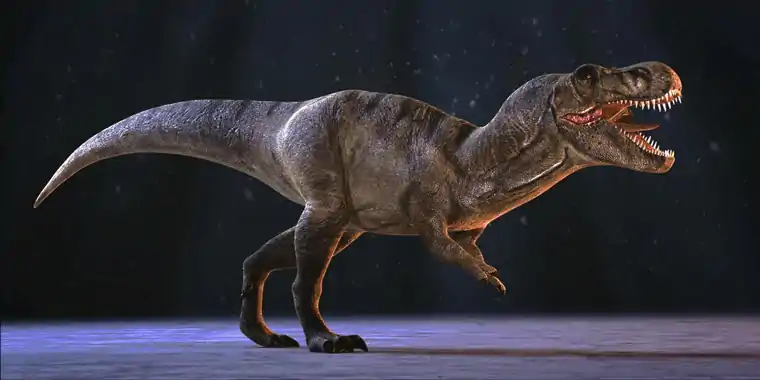 динозавр в виртуальной реальности
